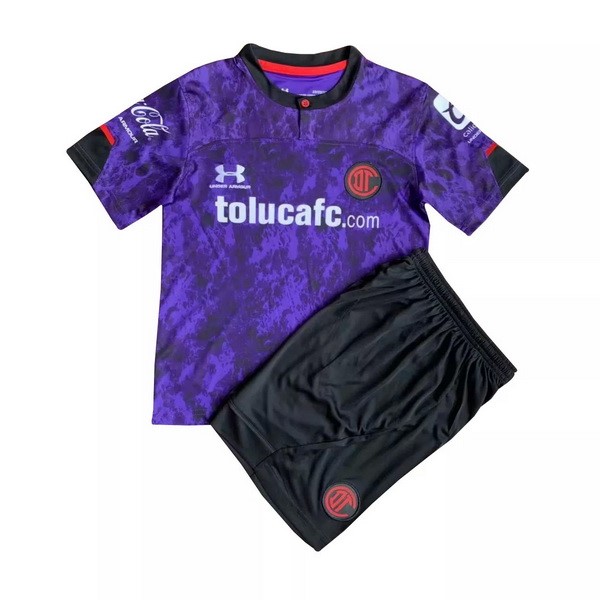 Camiseta Toluca 3ª Niño 2021 2022 Purpura